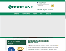 Tablet Screenshot of osborneindustries.com